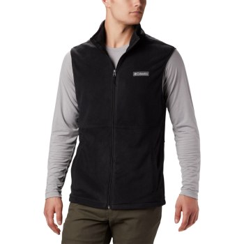 Pánské Vesty Columbia Basin Trail Fleece Černé UJFHRT907